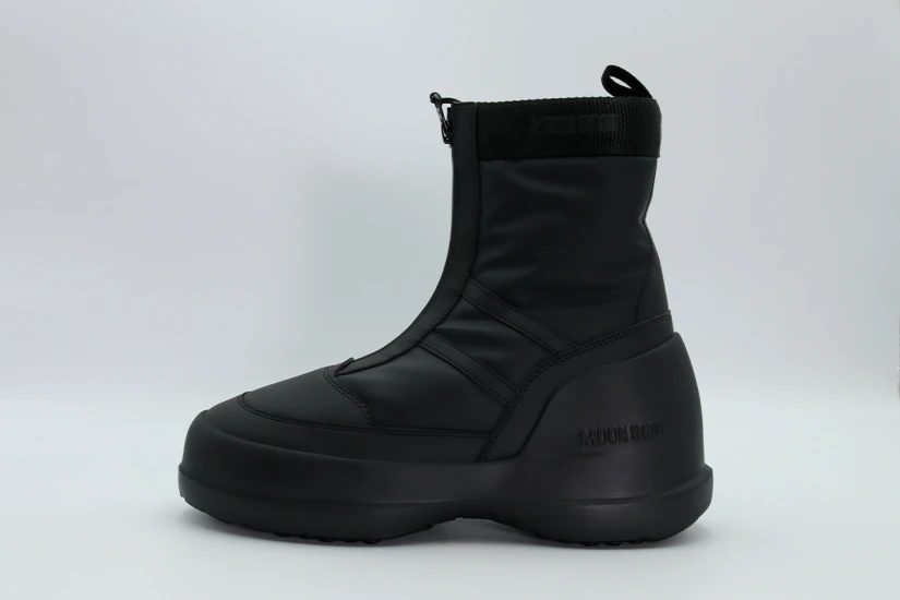 Moon Boot Luna Zip Γυναικεία Μποτάκια Χιονιού Μαύρα