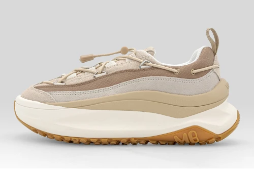 Moon Boot Moon247 Xlace Off White And Taupe Sneakers (80D2490090 AH05)