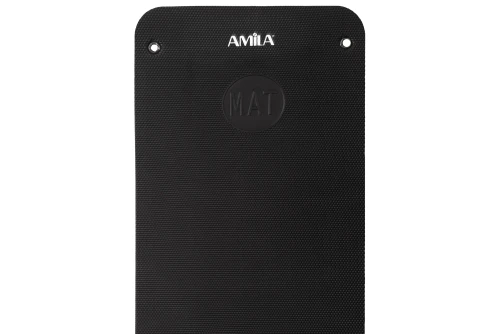 Amila Στρώμα Γυμναστικής Eva 15Mm 100X60Cm Μαύρο (81749)
