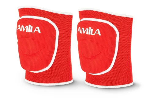 Amila Επιγονατίδα Volley Με Foam Amila Κόκκινη Medium (83007)