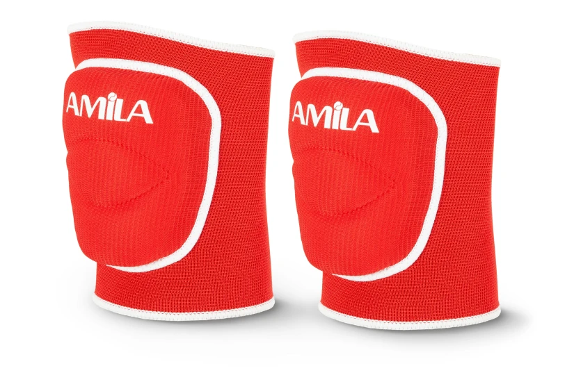 Amila Επιγονατίδα Volley Με Foam Amila Κόκκινη Medium (83007)