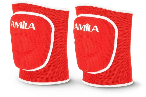 Amila Επιγονατίδα Volley Με Foam Amila Κόκκινη Large (83008)