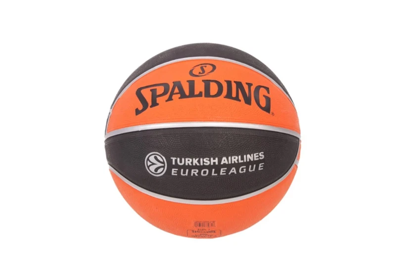 Spalding Euroleague Tf-150 Μπάλα Μπάσκετ Πορτοκαλί, Μαύρη