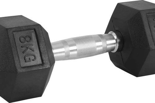 Amila Αλτήρας Εξάγωνος Rubber Cover Class A - 8,0Kg (84538)