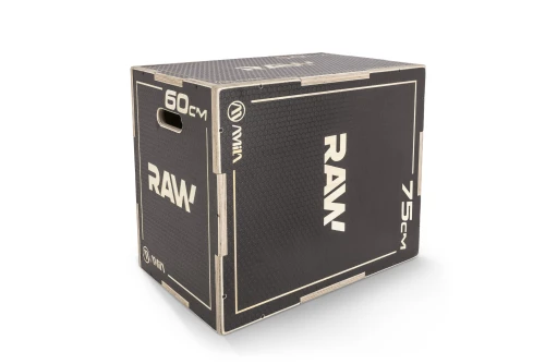 Amila Πλειομετρικό Κουτί Plyo Box Raw Tempo 50X60X75 Cm - Μαύρο (84561)