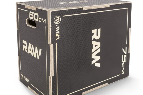 Amila Πλειομετρικό Κουτί Plyo Box Raw Tempo 50X60X75 Cm - Μαύρο (84561)