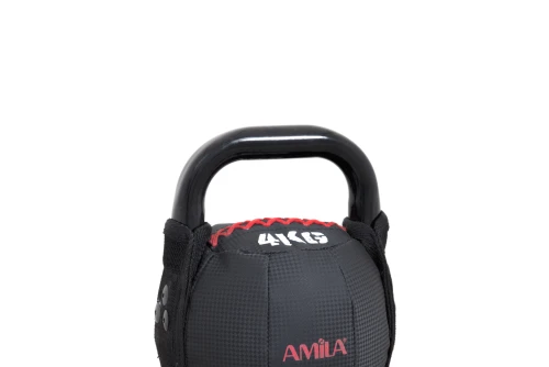 Amila Kettlebell Pvc 4 Kg - Μαύρο (84774)
