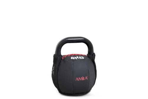 Amila Kettlebell Pvc 6 Kg - Μαύρο (84775)