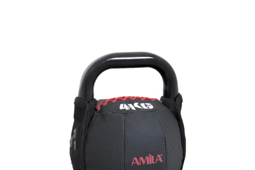 Amila Kettlebell Pvc 6 Kg - Μαύρο (84775)