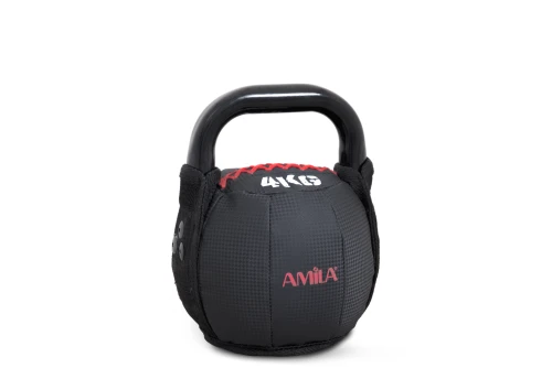 Amila Kettlebell Pvc 10 Kg - Μαύρο (84777)