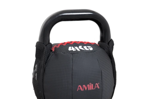 Amila Kettlebell Pvc 10 Kg - Μαύρο (84777)