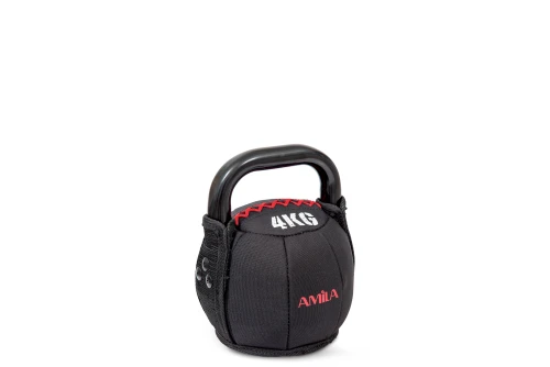 Amila Kettlebell Cordura 4 Kg - Μαύρο (84778)