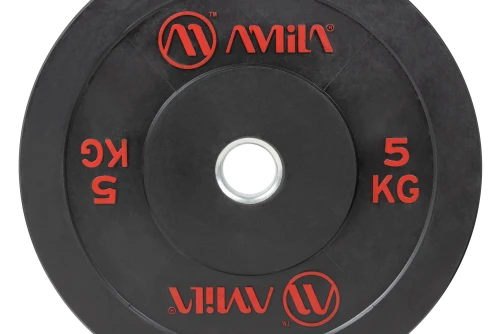 Amila Δίσκος Amila Black R Bumper Slim 50Mm 5Kg (84831)