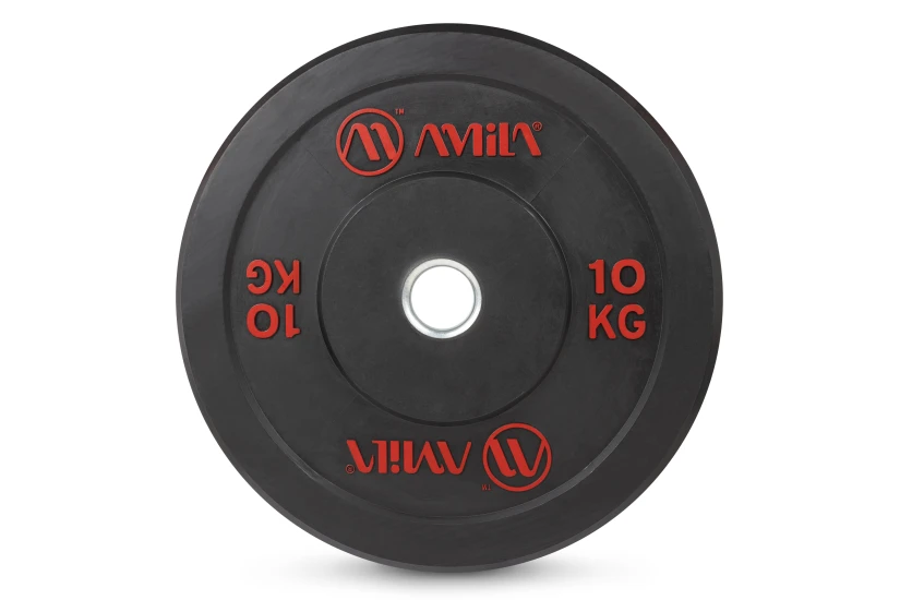 Amila R Bumper Slim Δίσκος για Μπάρα Μαύρος 10Kg