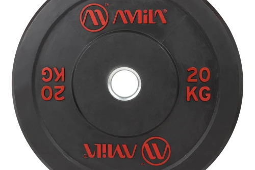 Amila Δίσκος Amila Black R Bumper Slim 50Mm 20Kg (84834)