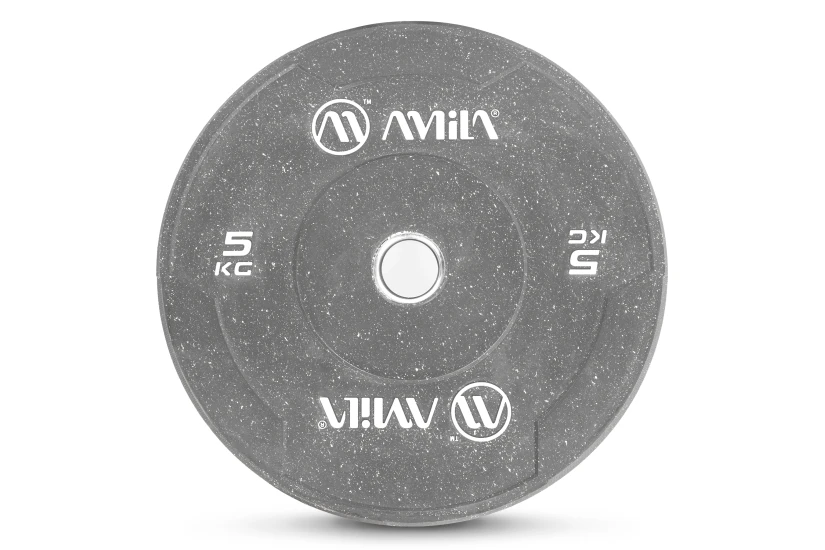Amila Δίσκος Color Bumper Plate Slim 50 Mm 5 Kg ? Γκρι (84846)