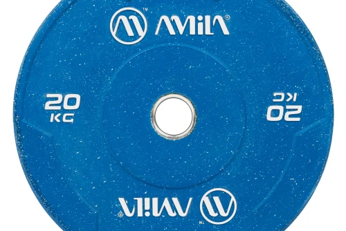 Amila Δίσκος Color Bumper Plate Slim 50 Mm 20 Kg ? Μπλε (84849)