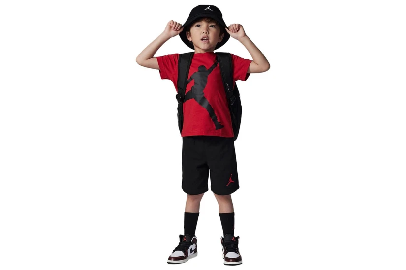 Jordan Jumbo Jumpman Παιδικό Σετ Κοντομάνικη Μπλούζα - Σορτς
