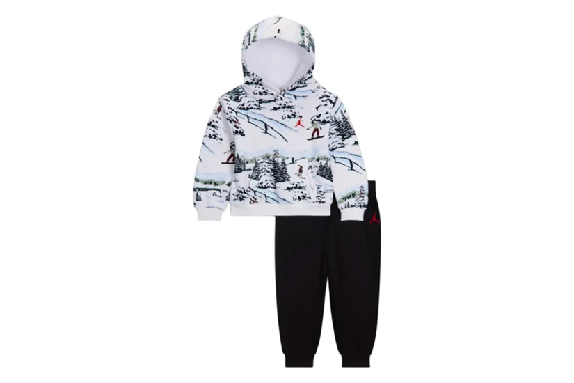 Jordan Brooklyn Fleece Holiday Παιδικό Σετ Hoodie - Παντελόνι