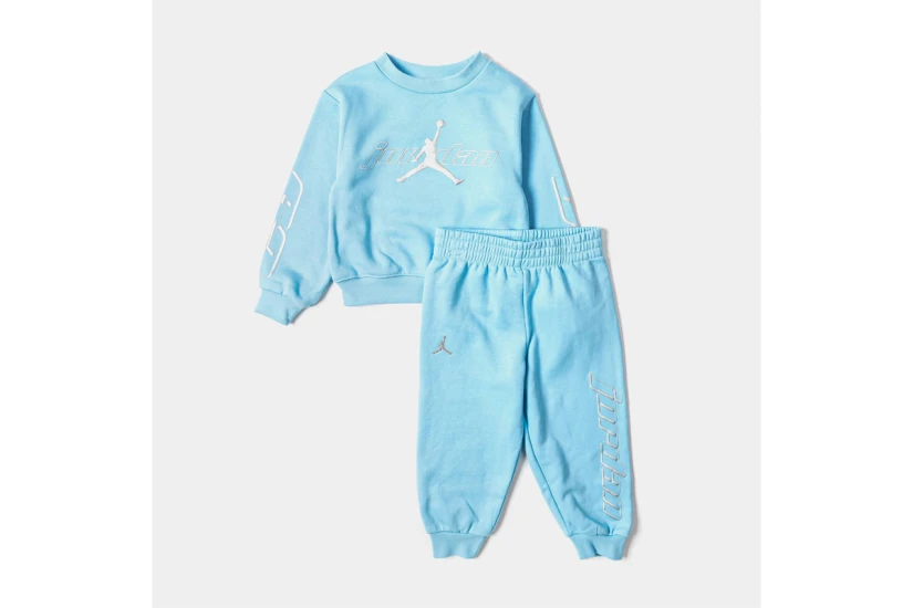 Jordan Mountainside Fleece Παιδικό Σετ Μακρυμάνικη Μπλούζα - Παντελόνι Φόρμας 