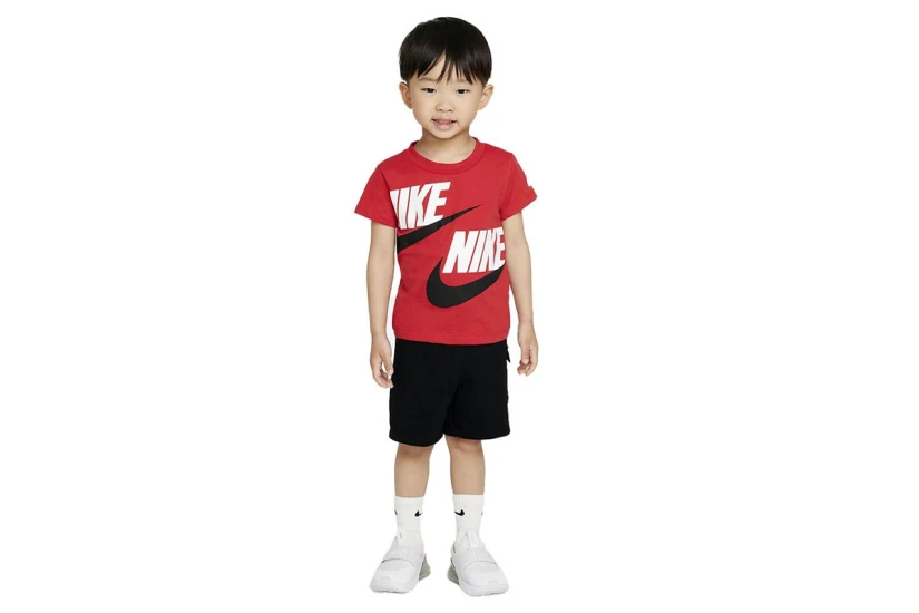 Nike Sportswear Βρεφικό - Παιδικό Σετ Κοντομάνικη Μπλούζα - Σορτς