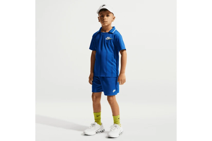 Nike Sportswear Victory Lap Παιδικό Σετ Κοντομάνικη Μπλούζα - Σορτς Μπλε