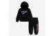 Nike Sportswear Fleece Παιδικό Σετ Φούτερ με Κουκούλα - Παντελόνι Φόρμας Μαύρο, Κόκκινο, Μπλε