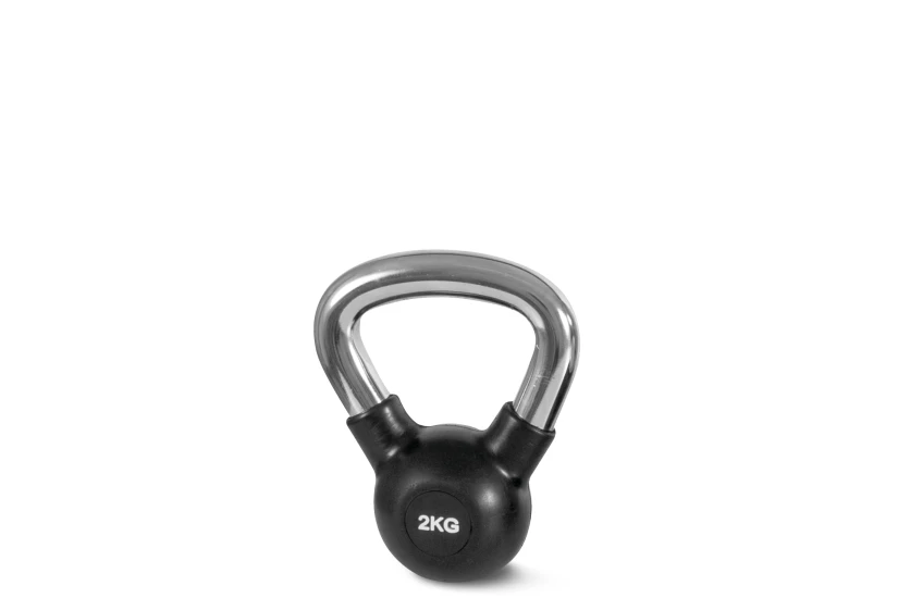 Amila Kettlebell Rubber Cover Cr Handle 2 Kg - Μαύρο (90452)