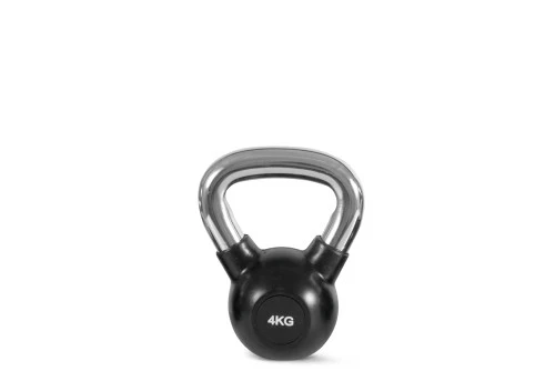 Amila Kettlebell Rubber Cover Cr Handle 4 Kg - Μαύρο (90453)