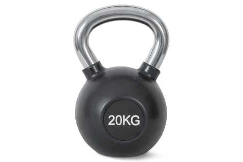 Amila Kettlebell Rubber Cover Cr Handle 20 Kg - Μαύρο (90460)