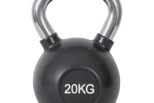 Amila Kettlebell Rubber Cover Cr Handle 20 Kg - Μαύρο (90460)