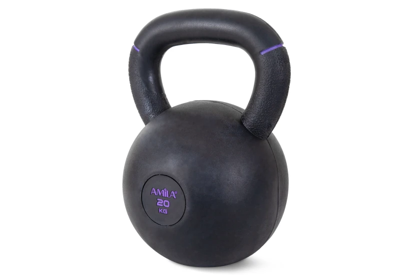 Amila Kettlebell Μαύρο, Μωβ 20Kg
