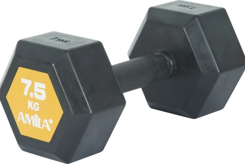 Amila Aλτήρας Εξάγωνος Original Rubber H - 7,5Kg (90588)