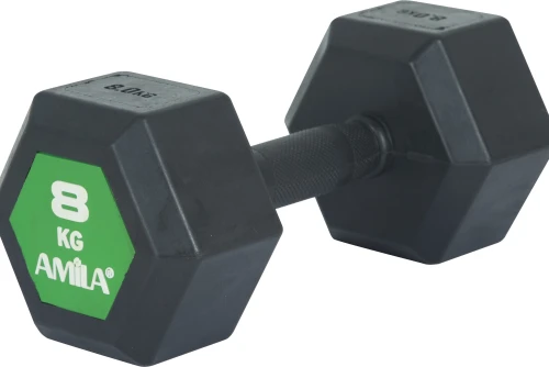 Amila Aλτήρας Εξάγωνος Original Rubber H - 8,0Kg (90589)