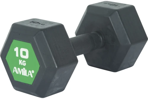 Amila Aλτήρας Εξάγωνος Original Rubber H - 10,0Kg (90591)