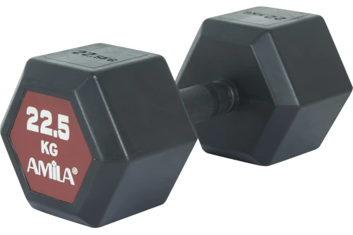 Amila Aλτήρας Εξάγωνος Original Rubber H - 22,5Kg (90596)