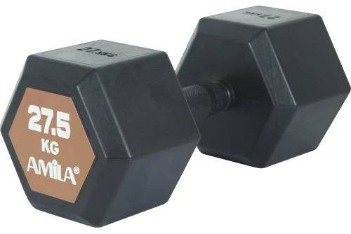 Amila Aλτήρας Εξάγωνος Original Rubber H - 27,5Kg (90598)