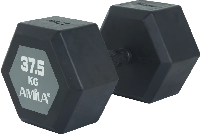 Amila Aλτήρας Εξάγωνος Original Rubber H - 37,5Kg (90602)
