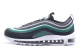 Nike Air Max 97 Ανδρικά Sneakers Γκρι, Ανθρακί, Λευκά, Πράσινα