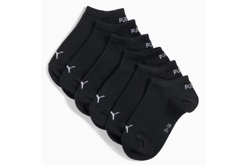 Puma Sneaker Soft Κάλτσες Κοντές Μαύρες 3 Ζευγάρια
