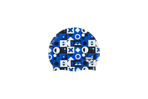 Arena Print Junior Silicone Σκουφάκι Κολύμβησης (94171 247)