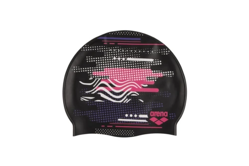 Arena Print Jr Σκουφάκι Κολύμβησης (94171113 BLACK PRINT)