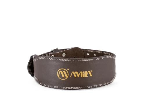 Amila Ζώνη ’Ρσης Βαρών Amila Δερμάτινη Καφέ C Quality M (94912)