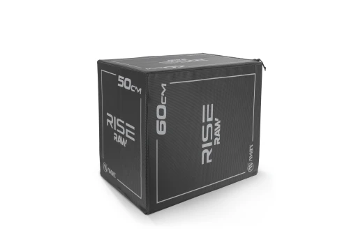 Amila Πλειομετρικό Κουτί Plyo Box Raw Rise 40X50X60 Cm - Μαύρο (95146)