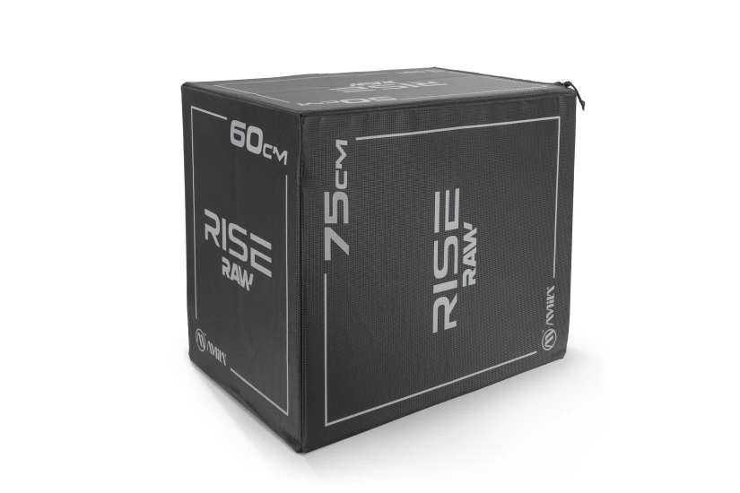 Amila Πλειομετρικό Κουτί Plyo Box Raw Rise 50X60X75 Cm - Μαύρο (95147)