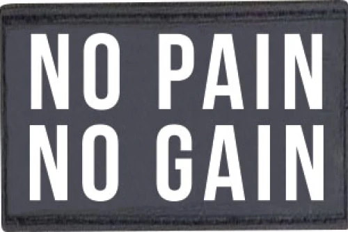 Amila Patch No Pain No Gain (95343)