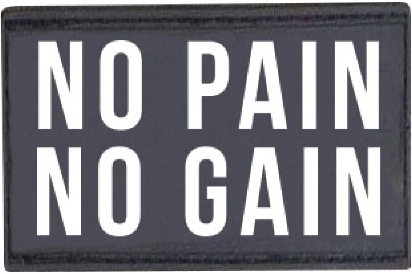 Amila Patch No Pain No Gain (95343)