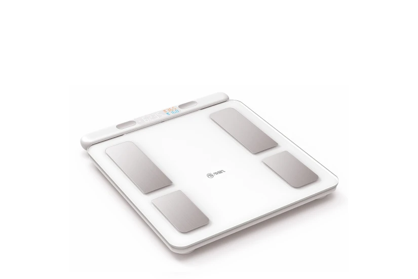 Amila FITBODY 10 PRO Ζυγαριά Smart με Λιπομέτρηση Λευκή