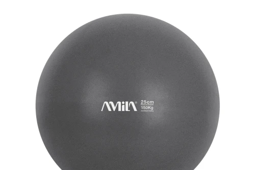 Amila Μπάλα Pilates 25 Cm - Μαύρη (95816)