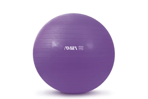 Amila Μπάλα Γυμναστικής 55 Cm - Μωβ (95830)